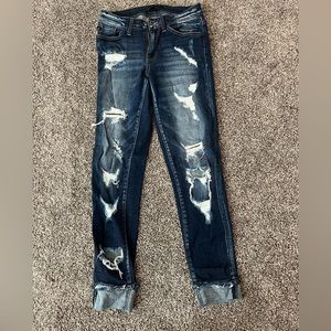 Distressed skinny jeans - like new